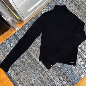 Calvin Klein high neck cropped sweater